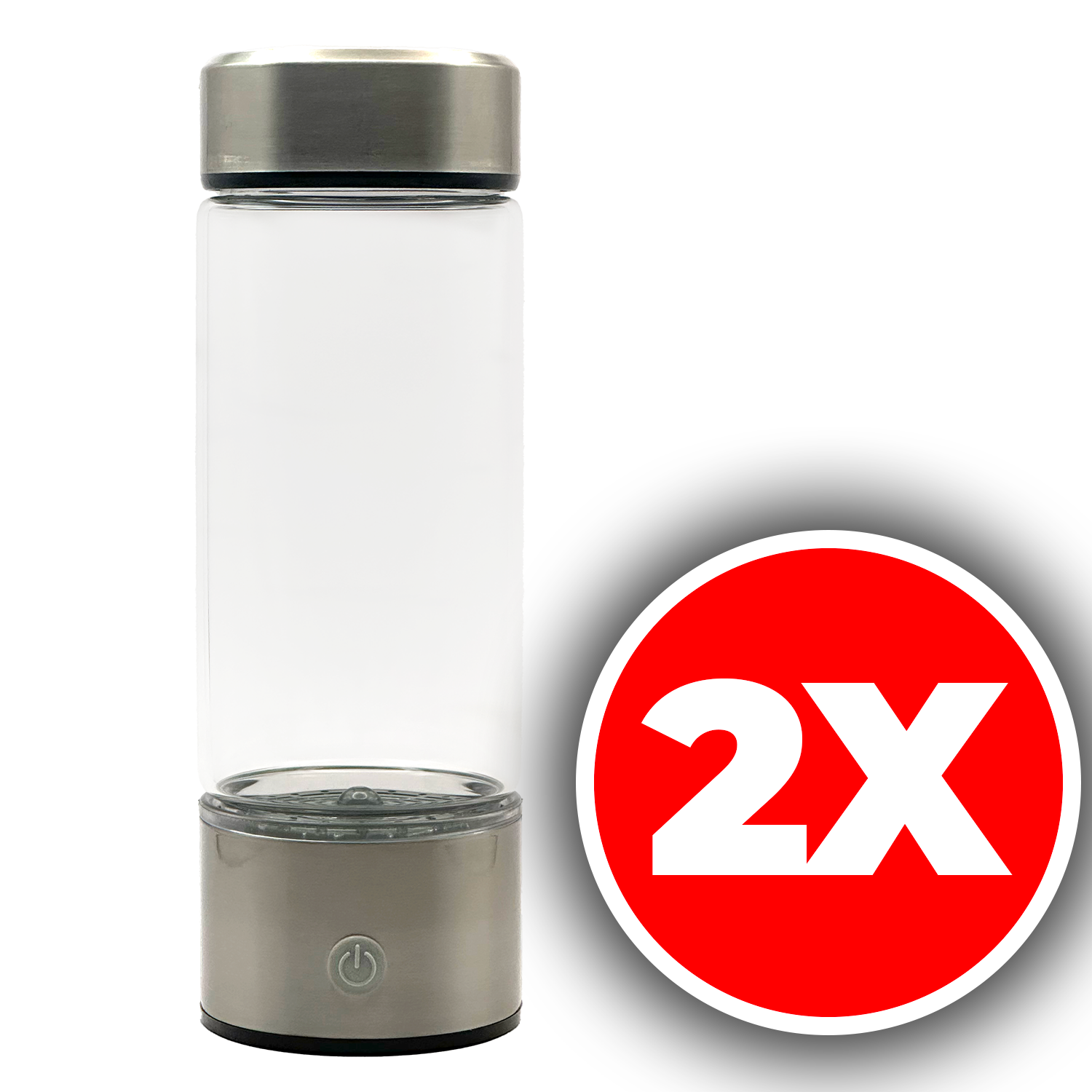 hydrohealth™ - Hydrogen Water Bottle 2x