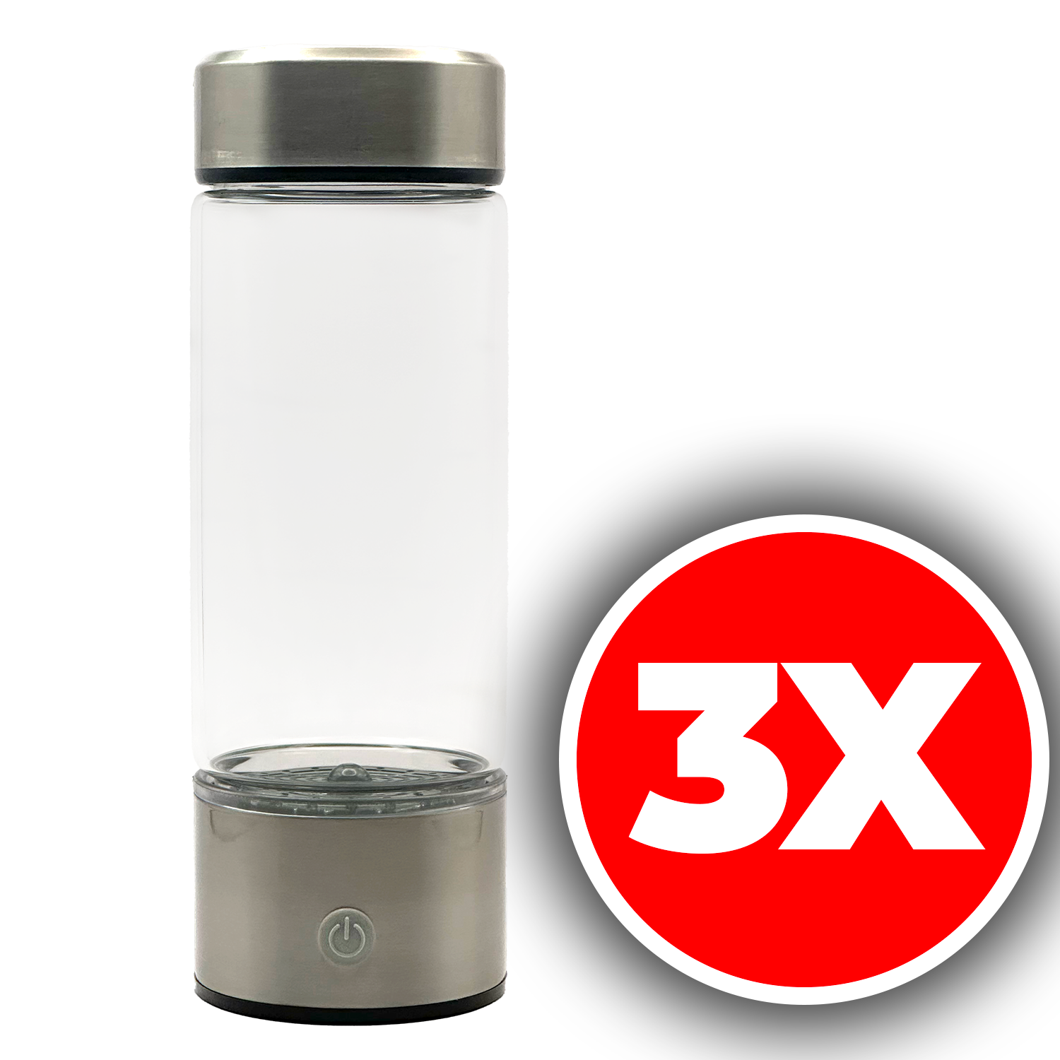 hydrohealth™ - Hydrogen Water Bottle 3x