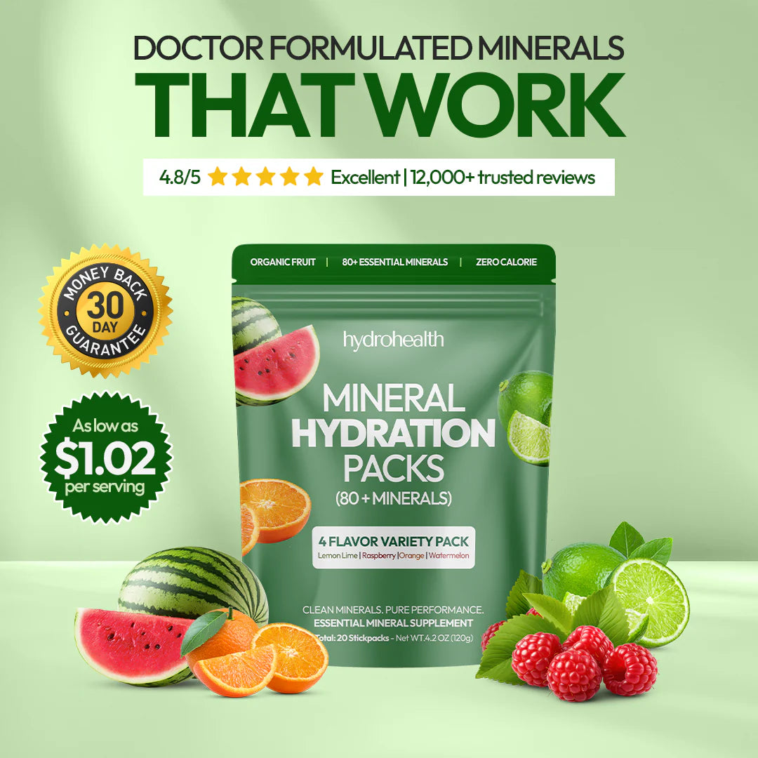 Mineral Hydration Packs (4 Flavor Electrolytes)