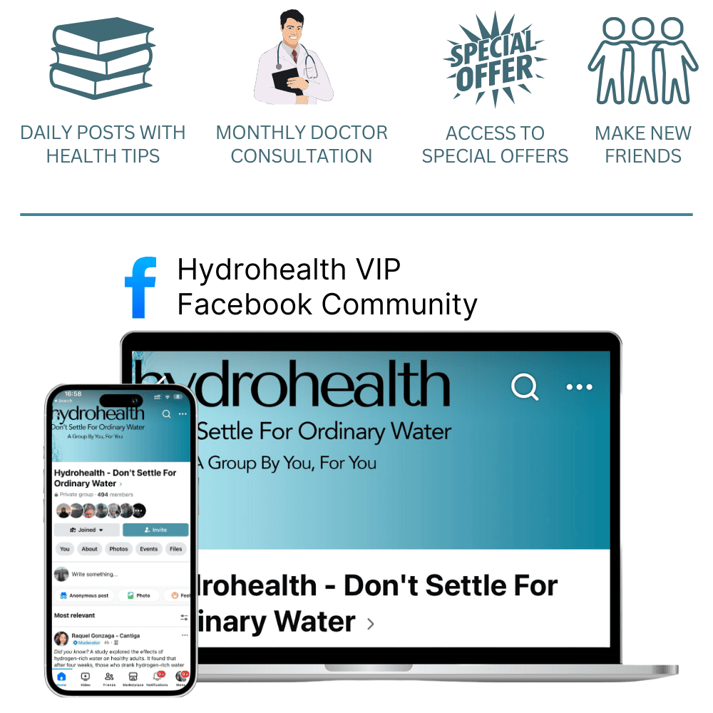 Hydrohealth VIP Facebook Community