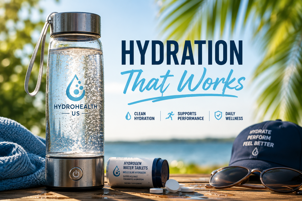 Seasonal hydration summer: Hydrogen Water for Seasonal Hydration