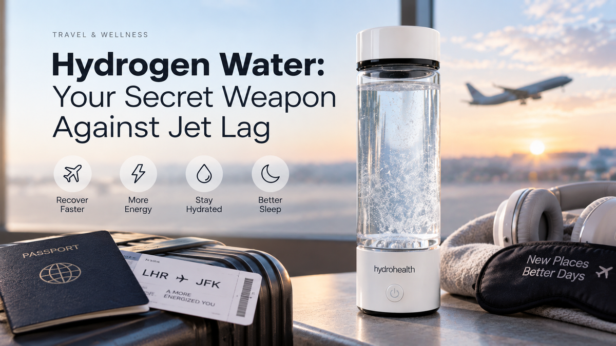 Hydrogen Water: Your Secret Weapon Against Jet Lag