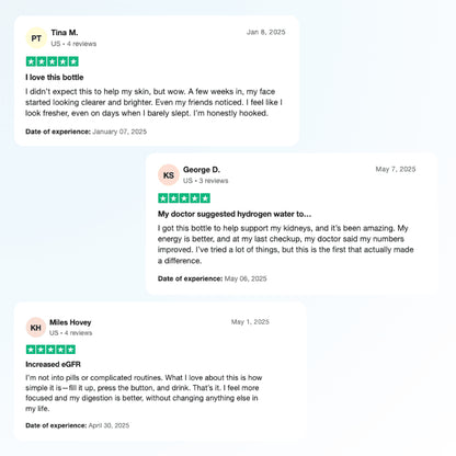 Hydrohealth™ Pro Hydrogen Water Bottle