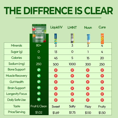 Mineral Hydration Pack (4 Flavor Electrolytes)