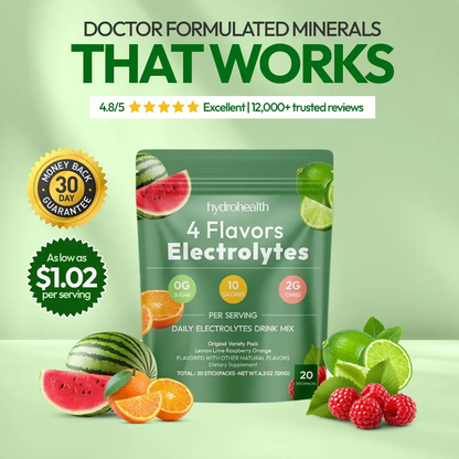 Mineral Hydration Packs (4 Flavor Electrolytes)